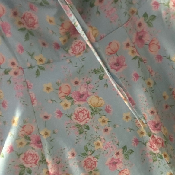 House of CB Blue Floral Maxi Dress - Picture 5 of 7